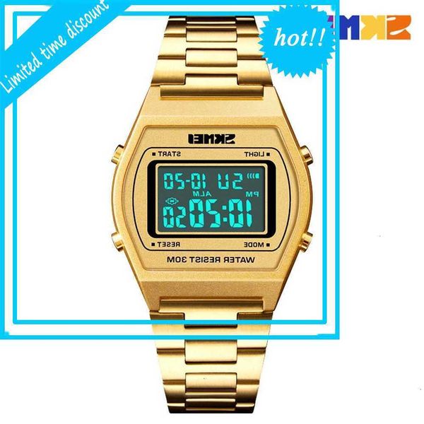 skmei new fashion steel band men's leisure outdoor sports electronic watch, Slivery;brown
skmei new fashion steel band men's leisure outdoor sports electronic watch, Slivery;brown