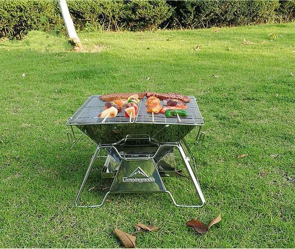 stainless steel folding light barbecue grill outdoor barbecue camping picnic utensils1 
stainless steel folding light barbecue grill outdoor barbecue camping picnic utensils1