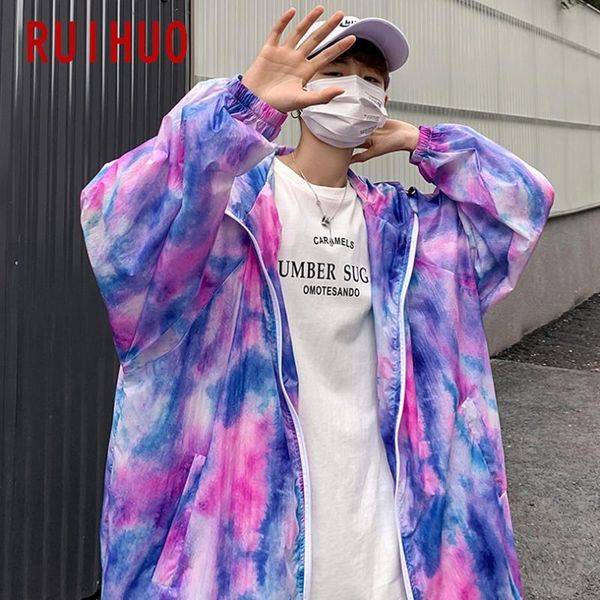 ruihuo color tie-dye hooded jackets coats hip hop summer jacket men clothes men's clothing windbreaker 2020 new arrival m-3xl, Black;brown
ruihuo color tie-dye hooded jackets coats hip hop summer jacket men clothes men's clothing windbreaker 2020 new arrival m-3xl, Black;brown