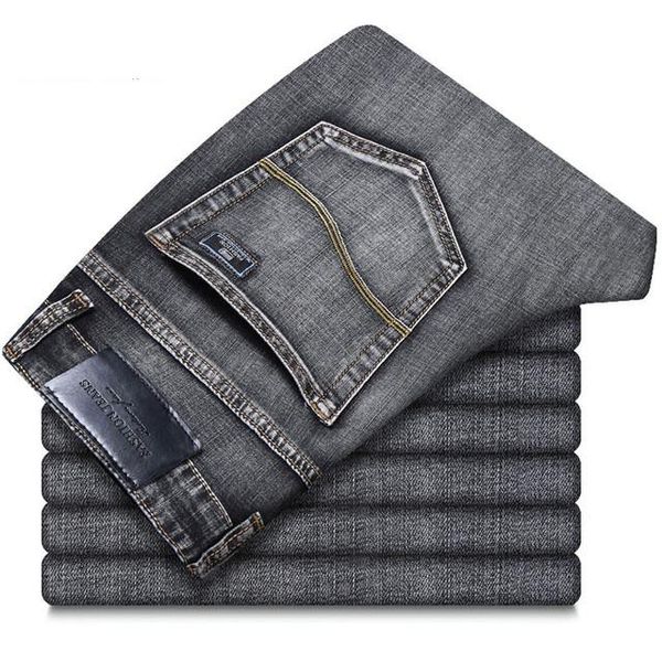 men's jeans 2021 cotton men denim trousers soft mens gray pants fashion large size 38 40, Blue
men's jeans 2021 cotton men denim trousers soft mens gray pants fashion large size 38 40, Blue