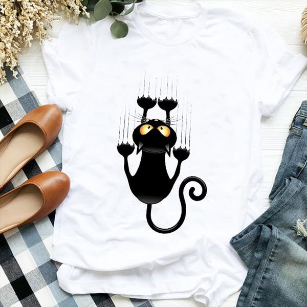 women lady cat cartoon cute camisetas autumn fall halloween print tshirt shirt clothes graphic female t tee womens t shirt, White
women lady cat cartoon cute camisetas autumn fall halloween print tshirt shirt clothes graphic female t tee womens t shirt, White