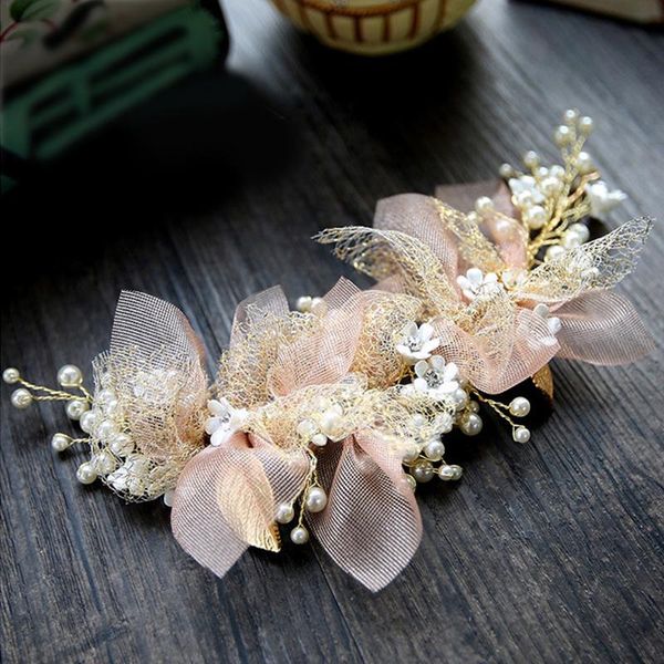 bridal gold color handmade leaf flower tiara pearl rhinestone wedding air jewelry headpiece hair accessories for wedding bride, Golden;silver
bridal gold color handmade leaf flower tiara pearl rhinestone wedding air jewelry headpiece hair accessories for wedding bride, Golden;silver