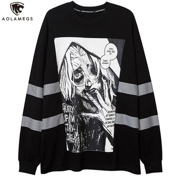 Aolamegs Sweatshirt Hoodie men's animation Gothic horror sweater devil top long sve Street casual clothing hip hop style, Black
Aolamegs Sweatshirt Hoodie men's animation Gothic horror sweater devil top long sve Street casual clothing hip hop style, Black