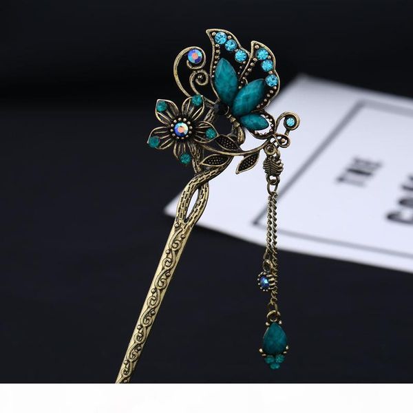 vintage rhinestone butterfly hair stick jewelry wedding hair accessories charm metal hairpins, Black;brown
vintage rhinestone butterfly hair stick jewelry wedding hair accessories charm metal hairpins, Black;brown
