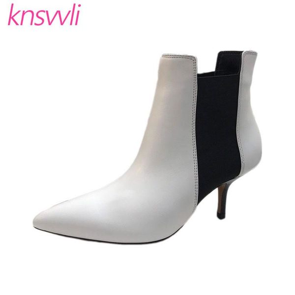 runway high heels ankle boots for women pointed toe slip on short boots suede leather party shoes woman zapatos de mujer, Black
runway high heels ankle boots for women pointed toe slip on short boots suede leather party shoes woman zapatos de mujer, Black