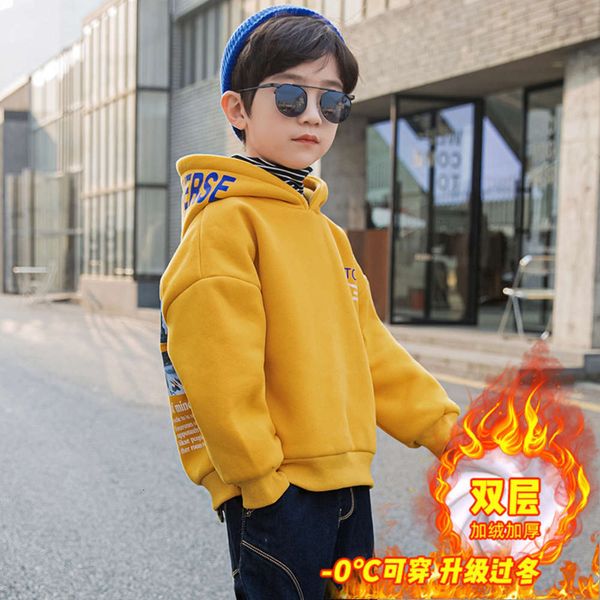 new autumn boys' 2020 plush sweater hooded and bottomed shirt big children's thickened winter btyj, Black
new autumn boys' 2020 plush sweater hooded and bottomed shirt big children's thickened winter btyj, Black