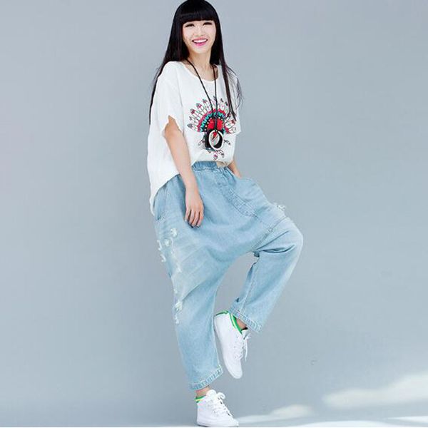 2021 casual women drop elastic waistband hook-drop jeans hare cross pants cultures g5tl, Blue
2021 casual women drop elastic waistband hook-drop jeans hare cross pants cultures g5tl, Blue