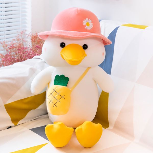 2020 new design plush toy cute animal stuffed yellow duck with hat comforting baby for childrens
2020 new design plush toy cute animal stuffed yellow duck with hat comforting baby for childrens