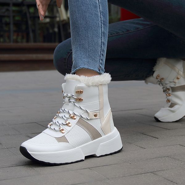 new women's winter boots casual snowboots heavy soles plus velvet cotton shoes anti-slip tides v05s, Black
new women's winter boots casual snowboots heavy soles plus velvet cotton shoes anti-slip tides v05s, Black