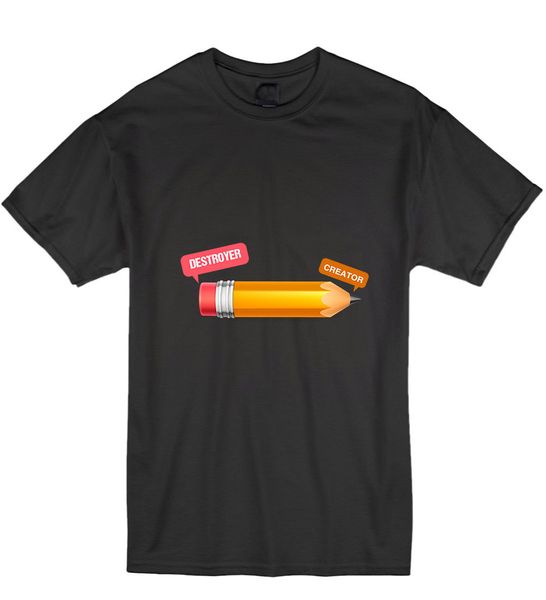 new pure short sleeves hip hop t shirt creator destroyer pencil funny humour life hipster streetwear tees sport hooded sweatshirt hoodie
new pure short sleeves hip hop t shirt creator destroyer pencil funny humour life hipster streetwear tees sport hooded sweatshirt hoodie