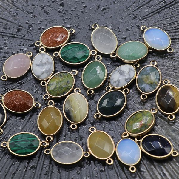 mini oval natural stone charms rose quartz crystal connector pendant for earrings necklace jewelry making wholesale, Bronze;silver
mini oval natural stone charms rose quartz crystal connector pendant for earrings necklace jewelry making wholesale, Bronze;silver