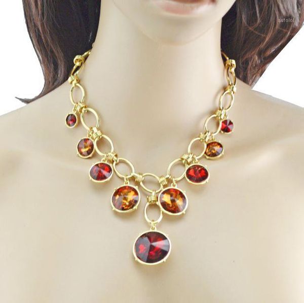 idealway charming gold alloy alloy link chain necklace red blue purple round crystal choker necklaces for women bridal1, Silver
idealway charming gold alloy alloy link chain necklace red blue purple round crystal choker necklaces for women bridal1, Silver
