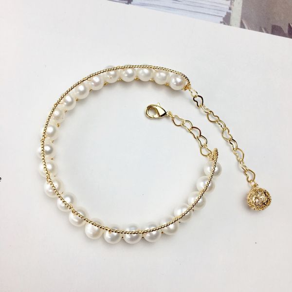 aiyanishi original handmade 14k gold filled natural freshwater pearl ladies bracelets jewelry for women birthday gift, Golden;silver
aiyanishi original handmade 14k gold filled natural freshwater pearl ladies bracelets jewelry for women birthday gift, Golden;silver