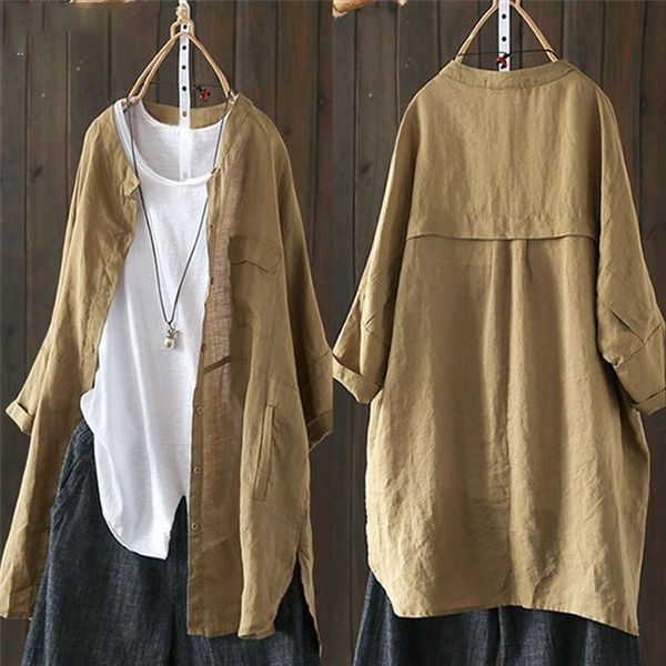 women tunic 2020 fashion woman blouse female button down shirts vintage casual spring cardigans patchwork blusas 5xl, White
women tunic 2020 fashion woman blouse female button down shirts vintage casual spring cardigans patchwork blusas 5xl, White