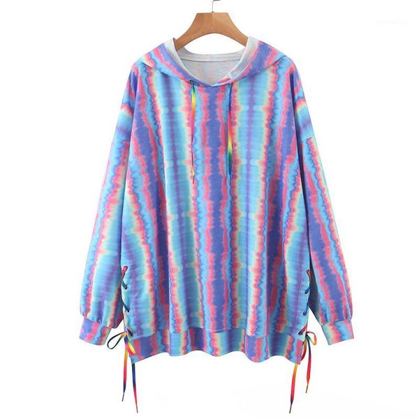 women's hoodies & sweatshirts rr casual loose hooded women fashion color printed sweatshirt elegant tie belt female ladies fj1, Black
women's hoodies & sweatshirts rr casual loose hooded women fashion color printed sweatshirt elegant tie belt female ladies fj1, Black