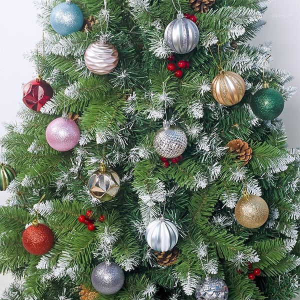 christmas decorations 12pcs/lot tree decor 6cm ball bauble xmas party hanging ornament for home gift1
christmas decorations 12pcs/lot tree decor 6cm ball bauble xmas party hanging ornament for home gift1