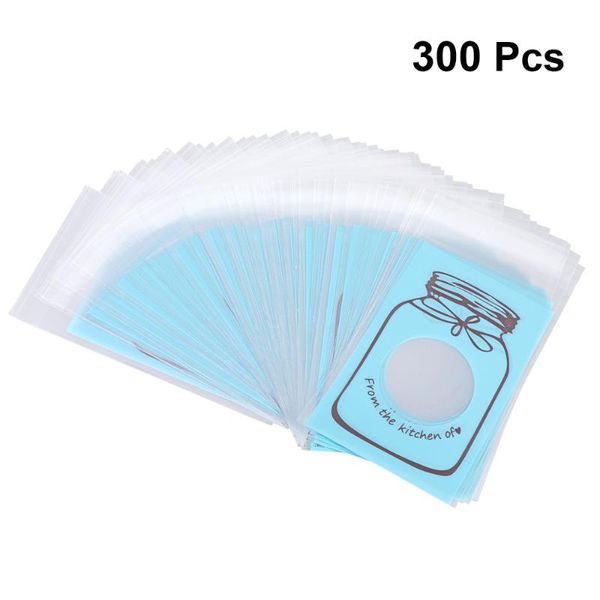 300pcs bottle pattern self-sealing bags packaging bag pouch for candy cookie (blue jar)
300pcs bottle pattern self-sealing bags packaging bag pouch for candy cookie (blue jar)