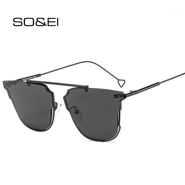 so&ei vintage unique irregular half metal frame women sunglasses tinted gradient lens eyewear trending ladies shades sun glasses1, White;black
so&ei vintage unique irregular half metal frame women sunglasses tinted gradient lens eyewear trending ladies shades sun glasses1, White;black