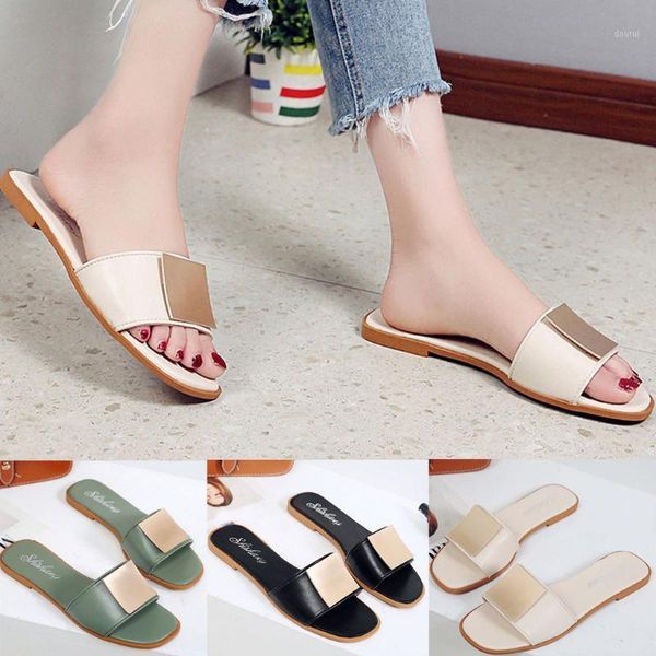 slippers women pu leather shoes slip-on casual style comfy platform flat beach sandals slides outdoor chanclas de mujer1, Black
slippers women pu leather shoes slip-on casual style comfy platform flat beach sandals slides outdoor chanclas de mujer1, Black