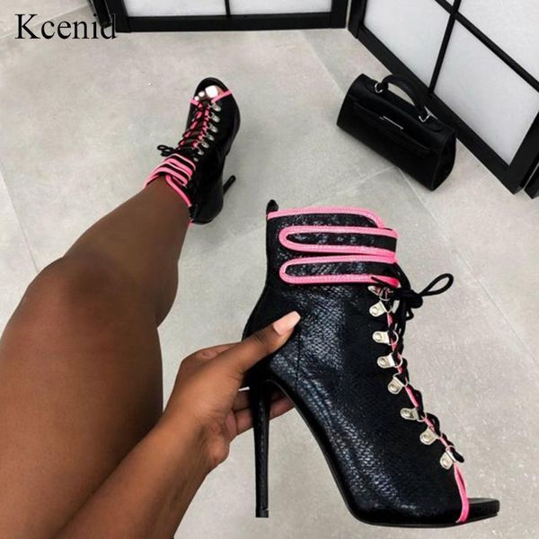 boots kcenid print snake pu women 2021 peep toe high heels gladiator shoes woman stiletto party womens lace up ankle boots1, Black
boots kcenid print snake pu women 2021 peep toe high heels gladiator shoes woman stiletto party womens lace up ankle boots1, Black