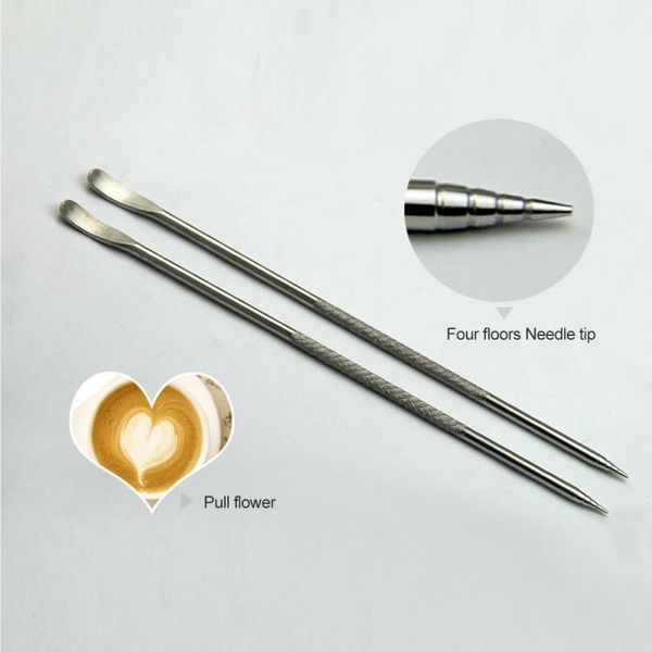 stainless steel barista cappuccino espresso decorating latte art pen tamper needle mixer coffeeware coffee needles q1221
stainless steel barista cappuccino espresso decorating latte art pen tamper needle mixer coffeeware coffee needles q1221