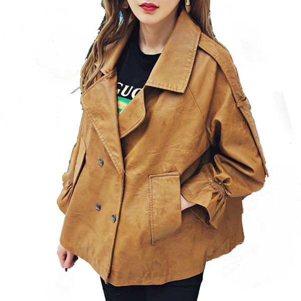2021 new women from the casual plutonium female leather jackets streetwear spring jacket 68qy, Black
2021 new women from the casual plutonium female leather jackets streetwear spring jacket 68qy, Black