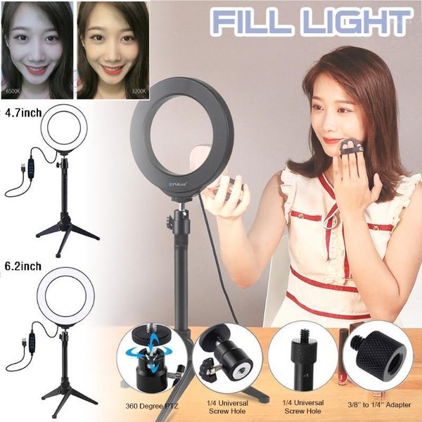 abs 4.7"/6.2" selfie ring light with tripod 360-degree rotatable ball head stabilizer dimmable usb ring light for pgraphy1
abs 4.7"/6.2" selfie ring light with tripod 360-degree rotatable ball head stabilizer dimmable usb ring light for pgraphy1