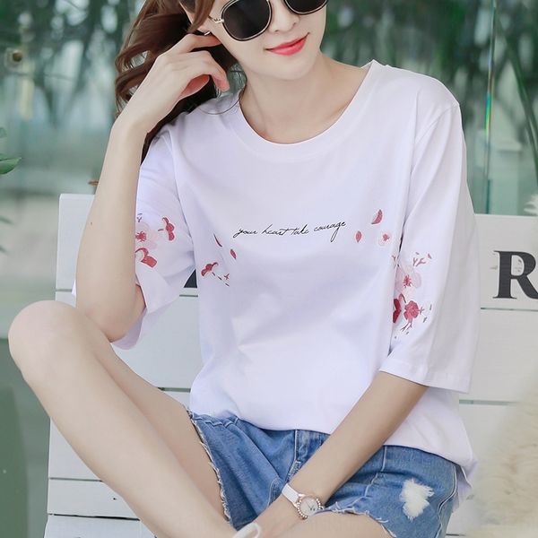qgvgl chinese korean 2019 t-shirt w054b color women's chinese korean 2019 new solid color new women's t-shirt solid, White
qgvgl chinese korean 2019 t-shirt w054b color women's chinese korean 2019 new solid color new women's t-shirt solid, White