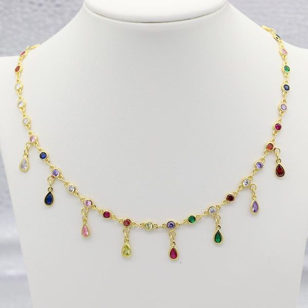 chokers 2021 summer rainbow cz simple charm delicate women girl classic jewelry gold filled copper statement choker necklaces1, Golden;silver
chokers 2021 summer rainbow cz simple charm delicate women girl classic jewelry gold filled copper statement choker necklaces1, Golden;silver
