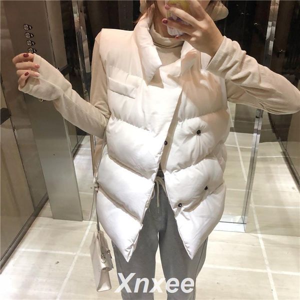 women's vests casual solid double breasted cotton vest coat women windproof sleeveless waistcoat warm jackets female xnxee, Black;white
women's vests casual solid double breasted cotton vest coat women windproof sleeveless waistcoat warm jackets female xnxee, Black;white