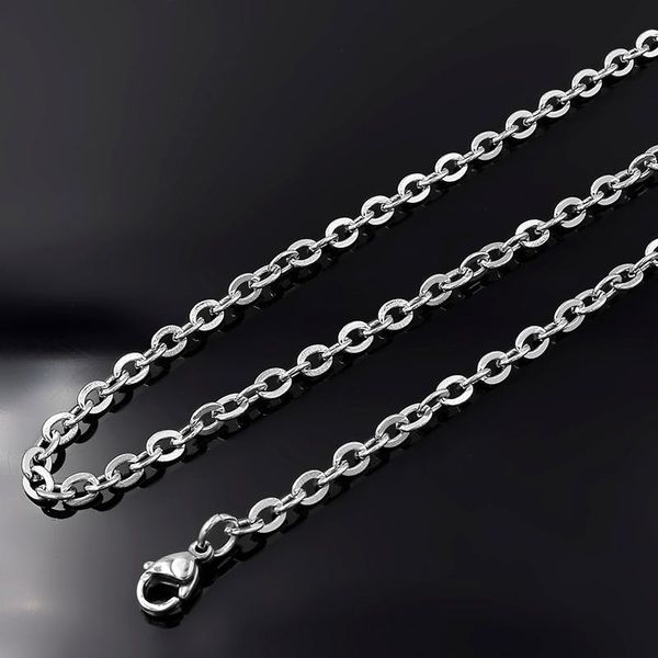 atgo factory price 3mm for pendants chain necklace 316l stainless steel accessories wholesale promiton bn306, Silver
atgo factory price 3mm for pendants chain necklace 316l stainless steel accessories wholesale promiton bn306, Silver