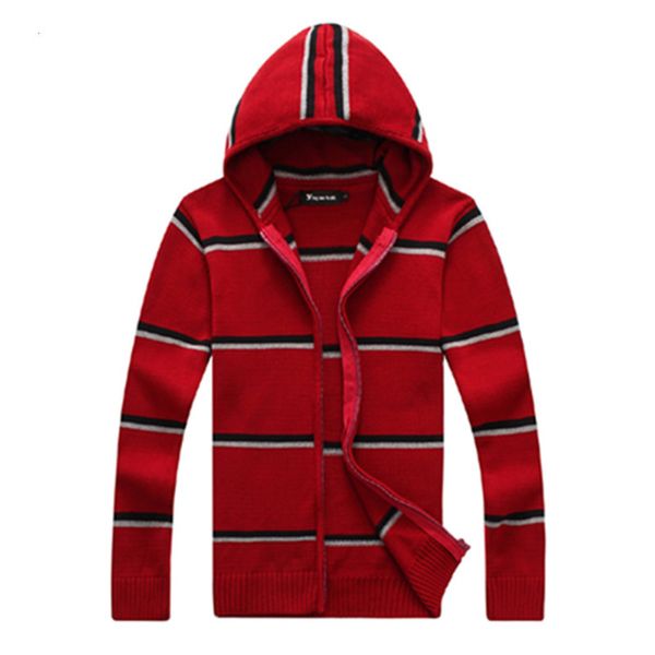 autumn and winter new men's fashion casual knitting hooded cardigan korean slim striped sweater coat, Black
autumn and winter new men's fashion casual knitting hooded cardigan korean slim striped sweater coat, Black