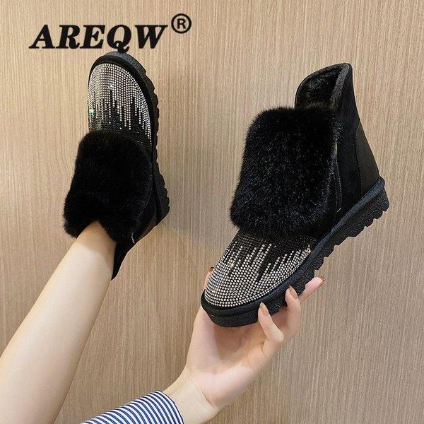 snow boots женские меховые 2020 новый стиль мода техногенные алмазный противоскользящая bootie хлопок-проложенный обувь женская зимняя плюс, Black
snow boots женские меховые 2020 новый стиль мода техногенные алмазный противоскользящая bootie хлопок-проложенный обувь женская зимняя плюс, Black