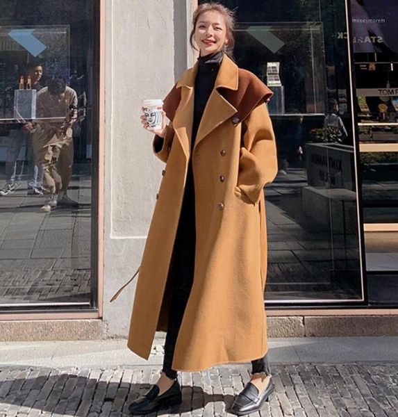 autumn winter women fashion woolen blends coat elegant cloak double breasted long warm wool blends overcoat q8141, Black
autumn winter women fashion woolen blends coat elegant cloak double breasted long warm wool blends overcoat q8141, Black