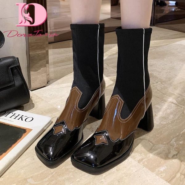 boots doratasia fashion ladies thick high heels ankle square toe slip on women 2021 casual party shoes woman1, Black
boots doratasia fashion ladies thick high heels ankle square toe slip on women 2021 casual party shoes woman1, Black