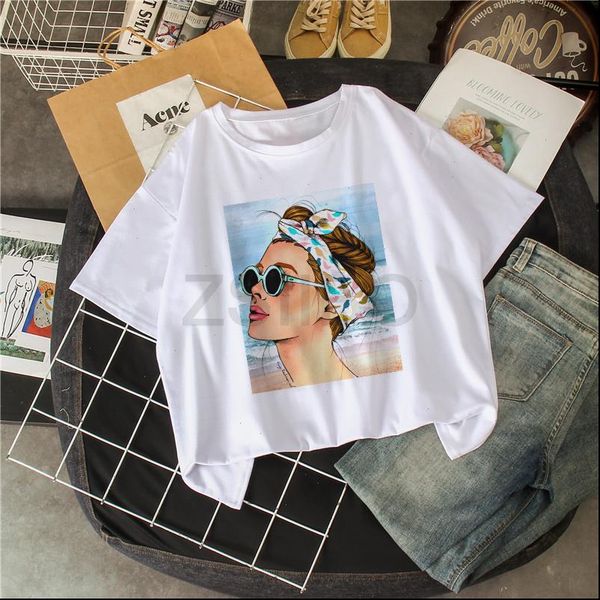 summer korean fashion cool streetwear teenage girl print t shirt women casual o neck harajuku ulzzang chic retro female tee, White
summer korean fashion cool streetwear teenage girl print t shirt women casual o neck harajuku ulzzang chic retro female tee, White
