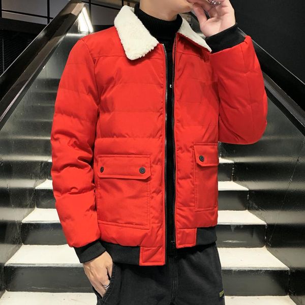 2020 winter jacket men's plus size imitation silk cotton liner parkas men's thick lapel warm casual winter jacket, Black
2020 winter jacket men's plus size imitation silk cotton liner parkas men's thick lapel warm casual winter jacket, Black