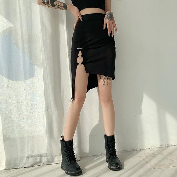 2021 spring fashion high waist skirt asymmetrical fashion casual high split skirts hip package outfits feminine bodycon skirt, Black
2021 spring fashion high waist skirt asymmetrical fashion casual high split skirts hip package outfits feminine bodycon skirt, Black