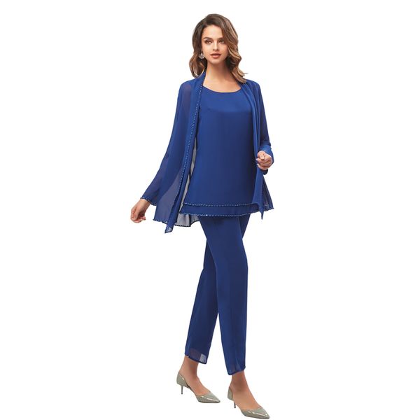 2021 new royal pantsuit with blue jacket 3 pieces of sleeves beads chiffon mother in wedding dress pxm2, White;pink
2021 new royal pantsuit with blue jacket 3 pieces of sleeves beads chiffon mother in wedding dress pxm2, White;pink