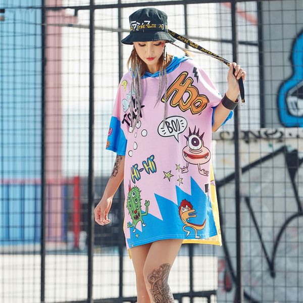 2021 new from the animated designs streetwear summer of europe mode graffiti street female t-shirt long hip hop short 38um, White
2021 new from the animated designs streetwear summer of europe mode graffiti street female t-shirt long hip hop short 38um, White