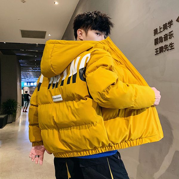 winter warm cotton-padded coats men letter printed thicken jacket fashion street thick jackets hooded outerwear men's clothing 201214, Black
winter warm cotton-padded coats men letter printed thicken jacket fashion street thick jackets hooded outerwear men's clothing 201214, Black