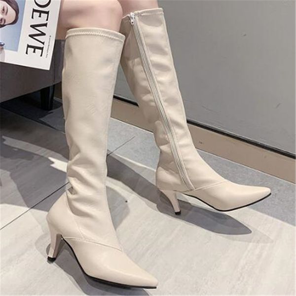 boot 2021 new fine high heels ladies knee-high autumn pointed to female boots fashion women elegant black shoes phss
boot 2021 new fine high heels ladies knee-high autumn pointed to female boots fashion women elegant black shoes phss