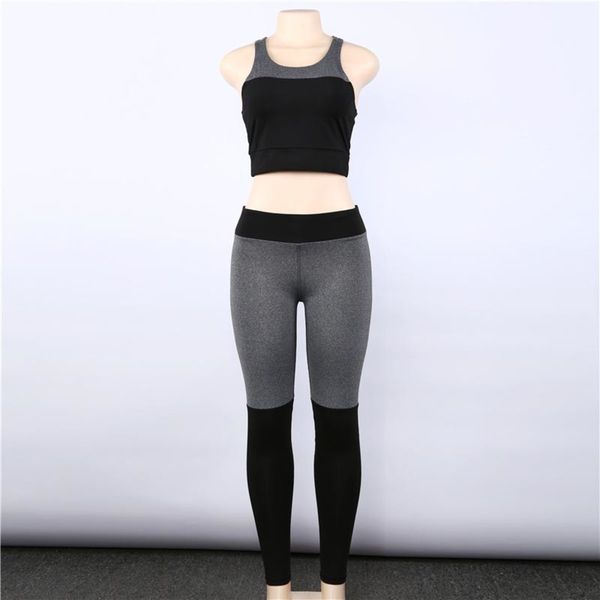 salspor patchwork yoga set women hollow backless sport bra elastic tights fitness leggings women gym clothes running tracksuit c0122, Gray
salspor patchwork yoga set women hollow backless sport bra elastic tights fitness leggings women gym clothes running tracksuit c0122, Gray