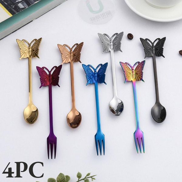 4pcs new butterfly tea spoon and fork creative bar tableware stainless steel dessert coffee spoon christmas gift h jllmiw
4pcs new butterfly tea spoon and fork creative bar tableware stainless steel dessert coffee spoon christmas gift h jllmiw