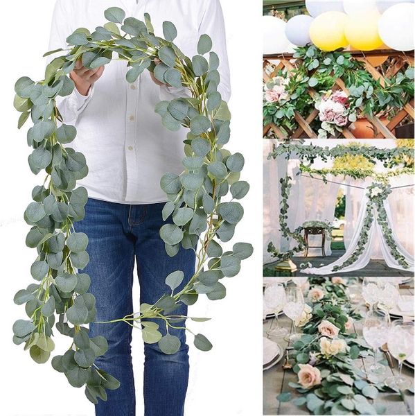 dense leaf artificial eucalyptus garland leaves decorative flowers handmade silk flower vines greenery party wedding backdrop arch wall deco
dense leaf artificial eucalyptus garland leaves decorative flowers handmade silk flower vines greenery party wedding backdrop arch wall deco