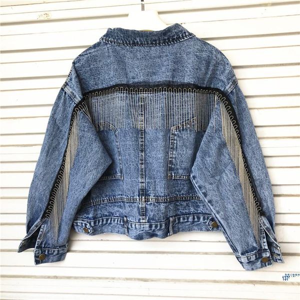 women bat sleeve tassel short loose burr denim jacket female fashion new boyfrieds outwear 2020 autumn streetwear jean coat, Black;brown
women bat sleeve tassel short loose burr denim jacket female fashion new boyfrieds outwear 2020 autumn streetwear jean coat, Black;brown