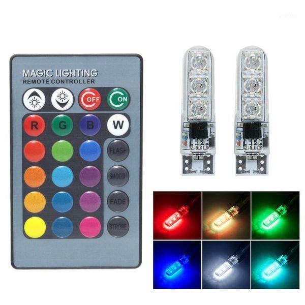 2pcs t10 w5w led rgb car clearance light 12v smd 194 168 rgbw led auto wedge side light atmosphere lamp with remote1
2pcs t10 w5w led rgb car clearance light 12v smd 194 168 rgbw led auto wedge side light atmosphere lamp with remote1