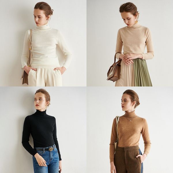 2019 new high neck cardigan women's solid short slim knitted base sweater pullover pulloversweater pullover thin gzms8, White;black 
2019 new high neck cardigan women's solid short slim knitted base sweater pullover pulloversweater pullover thin gzms8, White;black