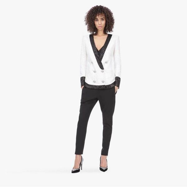 women's jackets white black fashion sequin long sleeve coats women autumn chic button high street casual party outerwears 2021, Black;brown
women's jackets white black fashion sequin long sleeve coats women autumn chic button high street casual party outerwears 2021, Black;brown