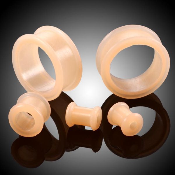 1pair sile ear gauges earrings flexible double flared ear plug piercing flesh tunnel ear gauge expander strecher piercings q bbyaaw, Silver
1pair sile ear gauges earrings flexible double flared ear plug piercing flesh tunnel ear gauge expander strecher piercings q bbyaaw, Silver